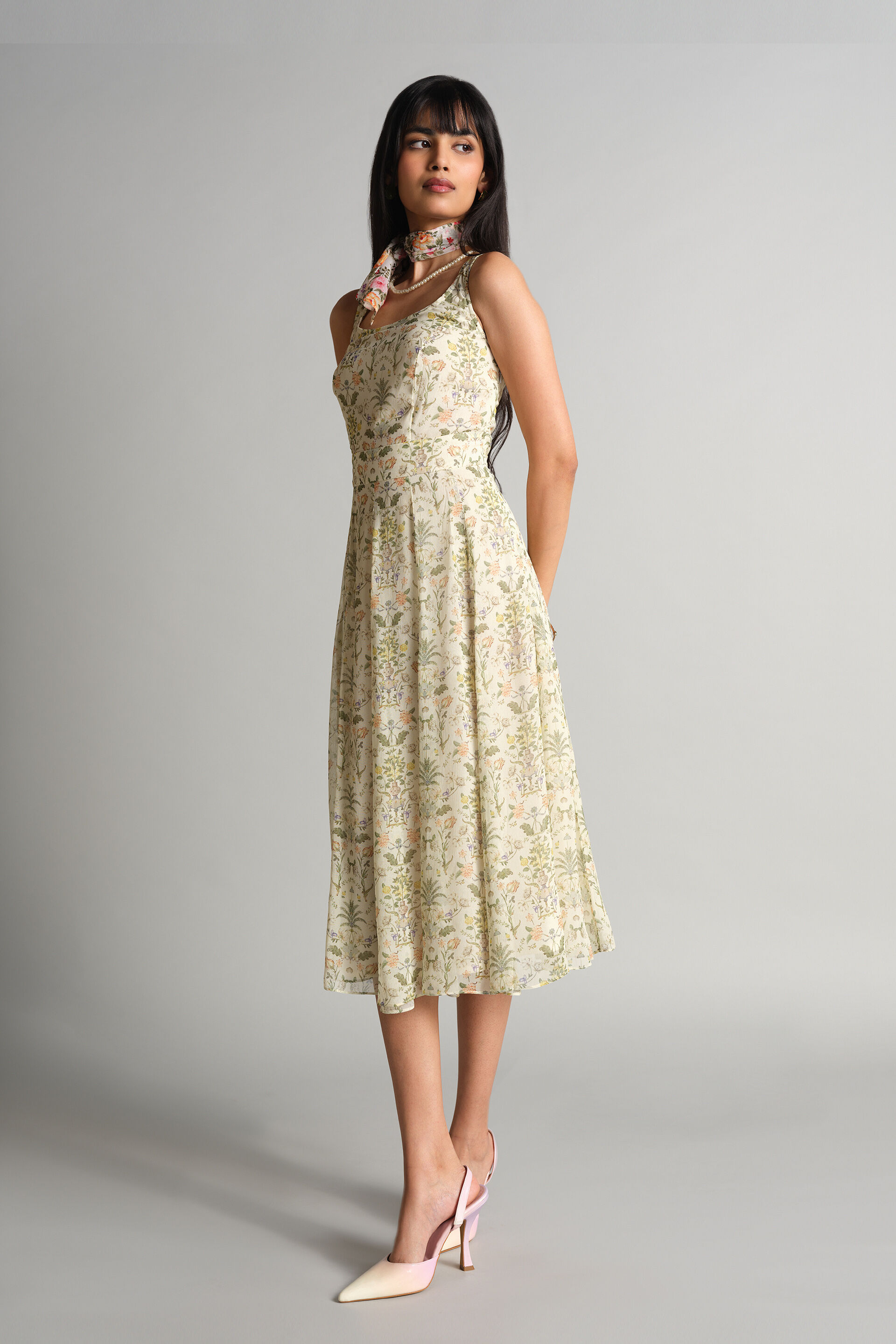 Leon Dress, Green, image 3